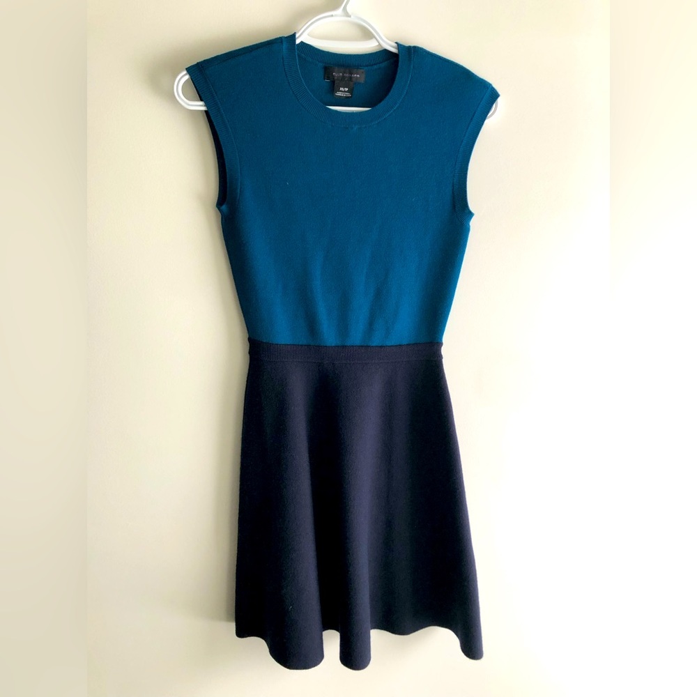 Club Monaco colour block knit dress